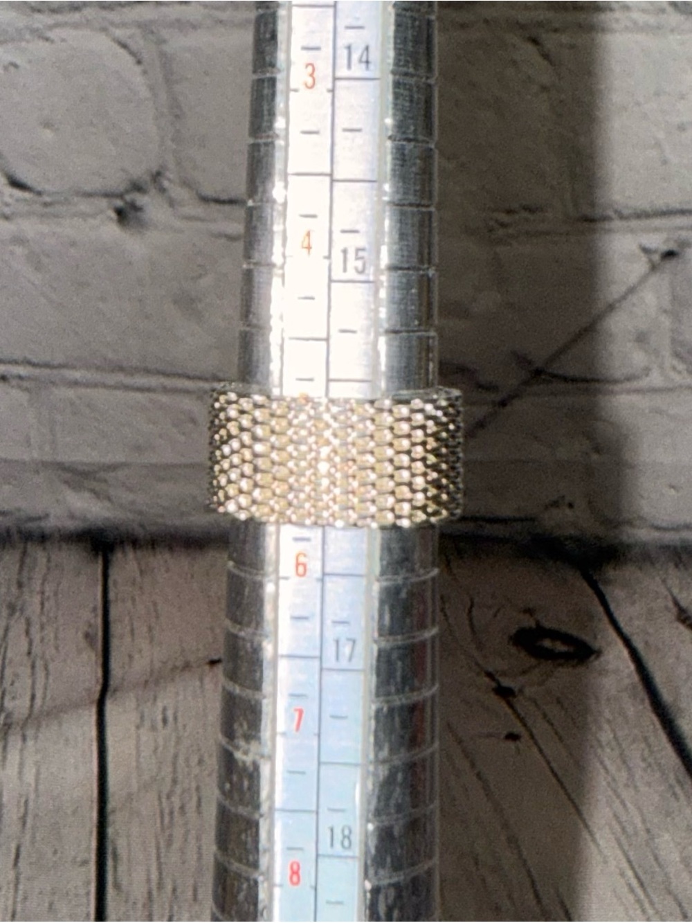 Sterling Woven Mesh Ring - Picture 7 of 7